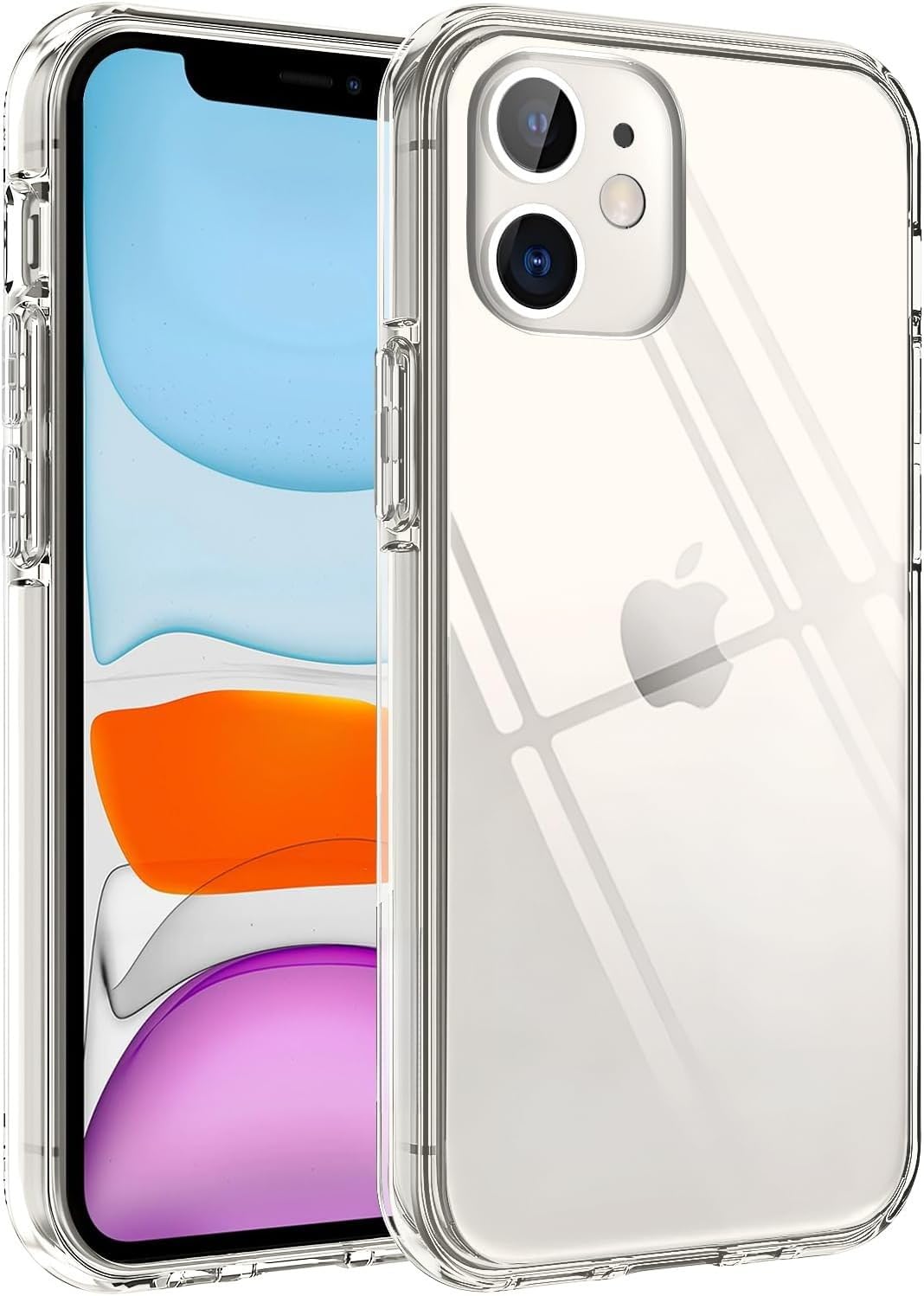 MADNOVA Apple iPhone 11 İle Uyumlu Şeffaf Telefon Kılıfı, Kamera Korumalı Silikon Kılıf