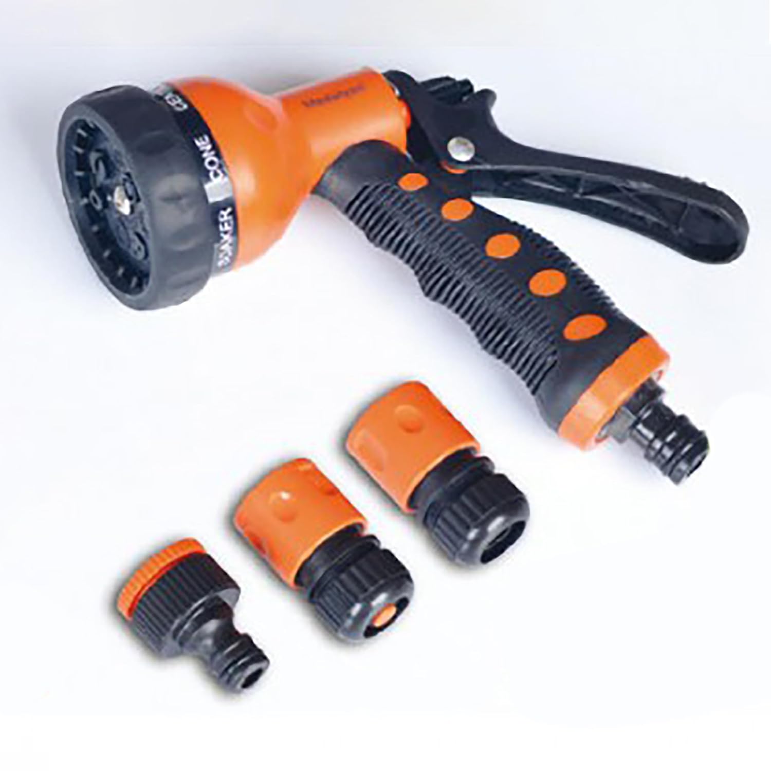 Promosyonca Çok Fonksiyonlu Bahçe Sulama Tabancası, 3 Bağlantı Aparatlı