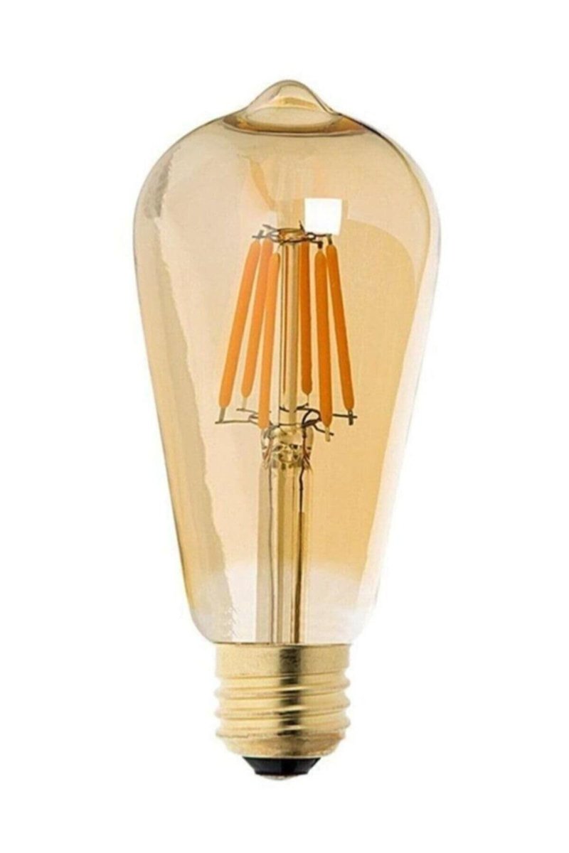 Cata Led Dünyam 8W Amber St64 Dekoratif Armut Rustik Led Ampül Ct-4290