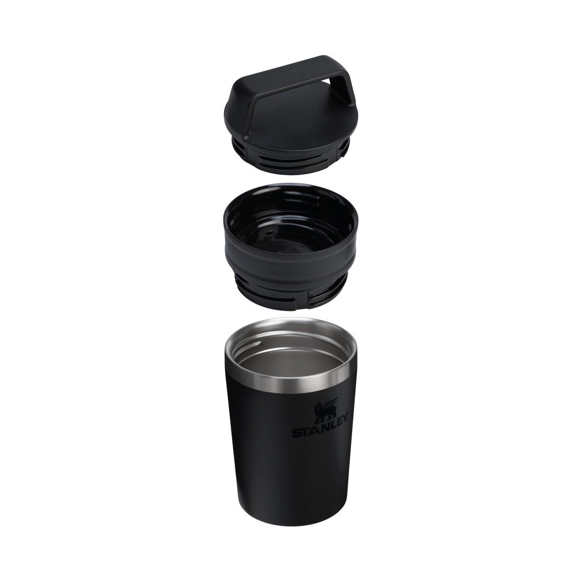 Stanley Cafe To-Go Travel Mug Termos Bardak, Siyah, 0.23 Litre