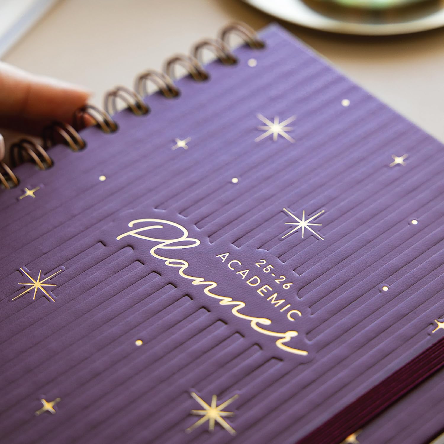 2025-2026 A5 Spiralli 16 Aylık Akademik Ajanda - Bordo