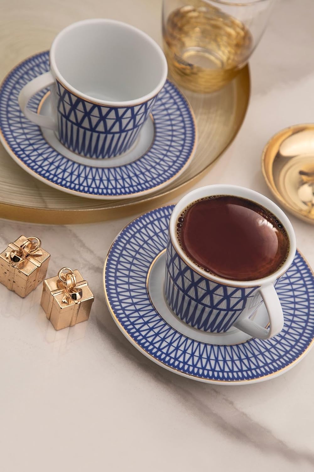 Kütahya Porselen Toledo 4 Parça Çay Takımı 12475