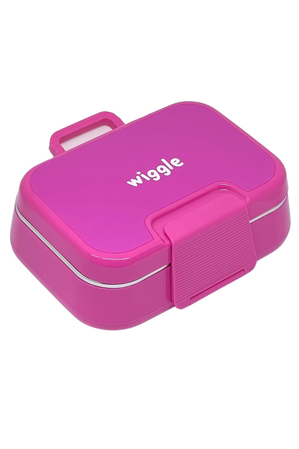Wiggle Bento 1030ml Lunchbox Tek Katlı 2 Bölmeli Paslanmaz Çelik Sefer Tası Yemek Kutusu (Pembe)