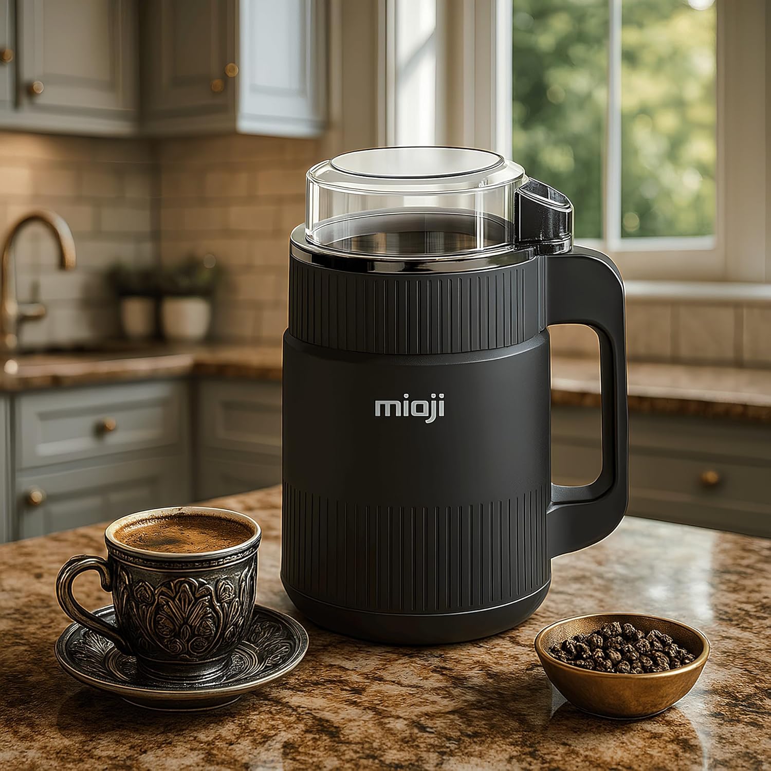 Mioji Mio CG34 500W Paslanmaz Çelik Bıçak Kompakt Baharat ve Kahve Öğütücü Siyah