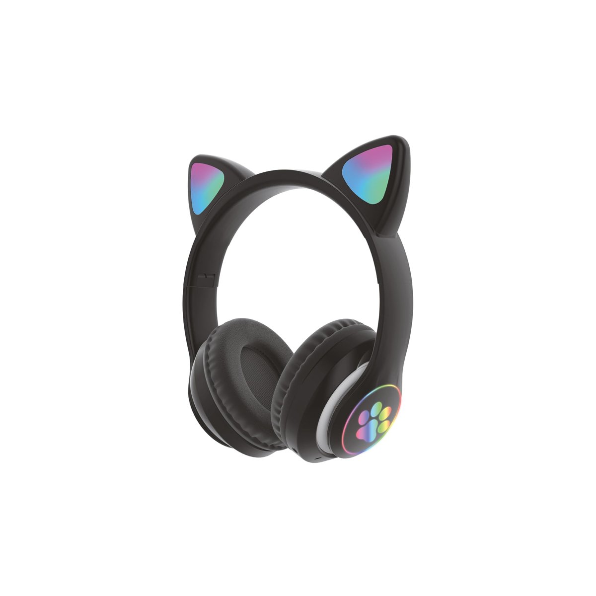 Sunix Wireless 5.0 Stereo Kedi Kulak Üstü Bluetooth Kulaklık Siyah