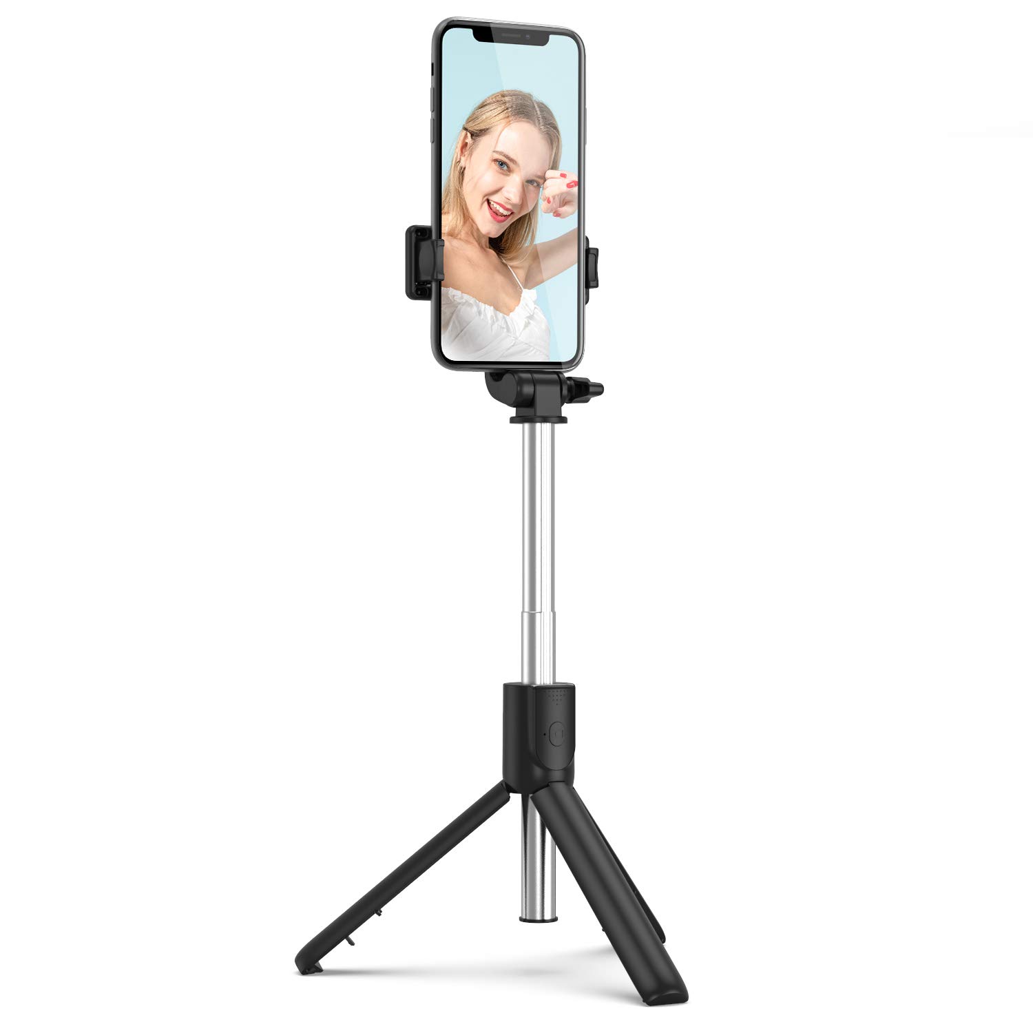 Selfie Çubuğu Tripod – 3’ü 1 Arada Bluetooth Uzaktan Kumandalı Telefon Tutucu, 360° Döner Başlık, iOS & Android Uyumlu, Vlog YouTube TikTok Video Çekimi için Hafif Tripod Infomax
