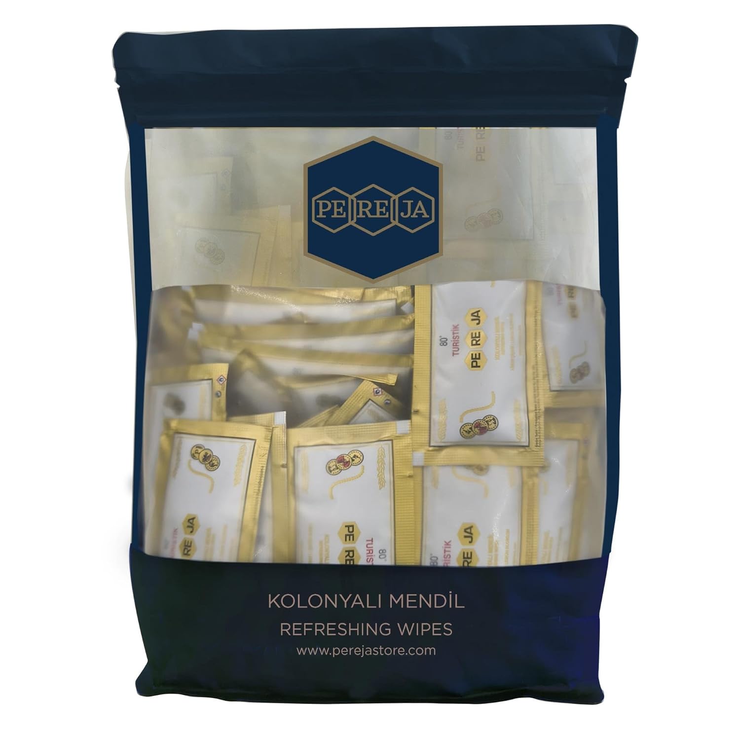 Pereja Kolonyalı Mendil 5x10 Doypack Limon