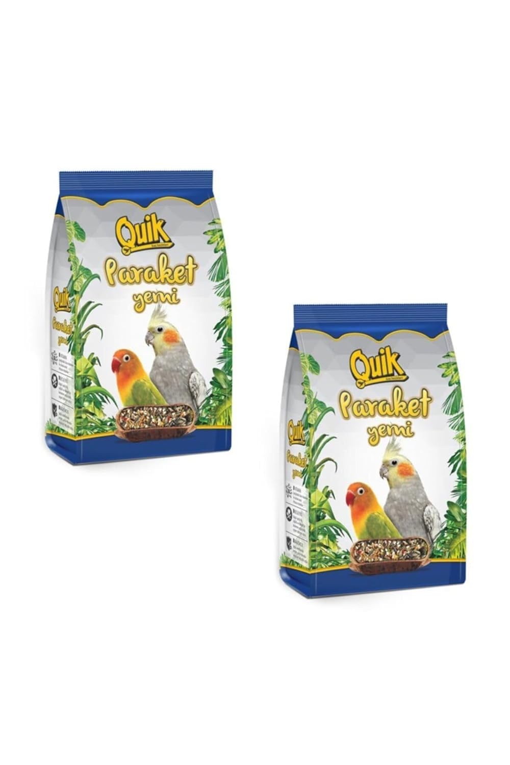 Quik Vitaminli Paraket Yemi 2 X 750 Gr