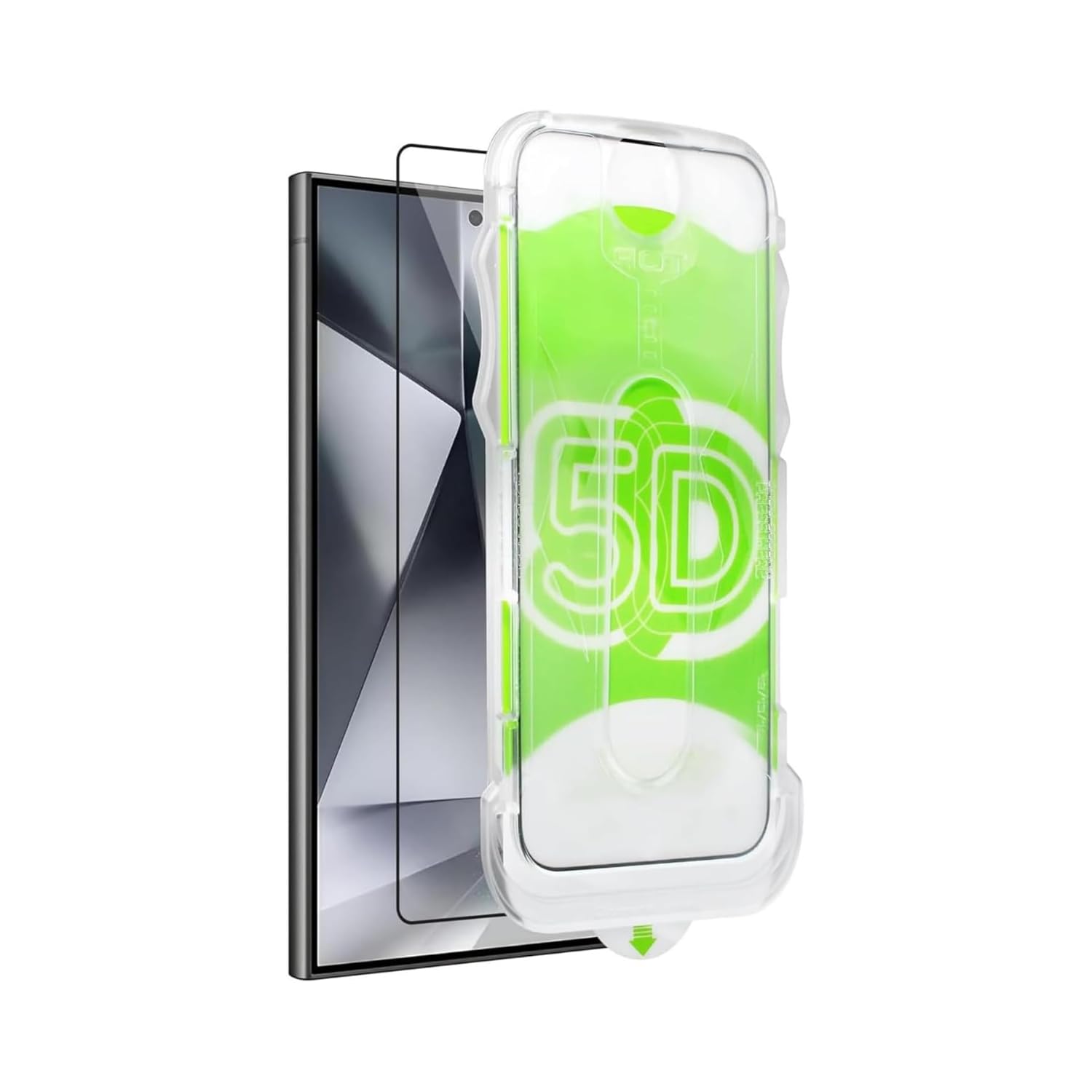 PSR Aksesuar Samsung Galaxy A Serisi ile Uyumlu Ekran Koruyucu - Otomatik Hizalama | Tam Koruma Sağlayan | Kırılmaz Cam (Galaxy A54)