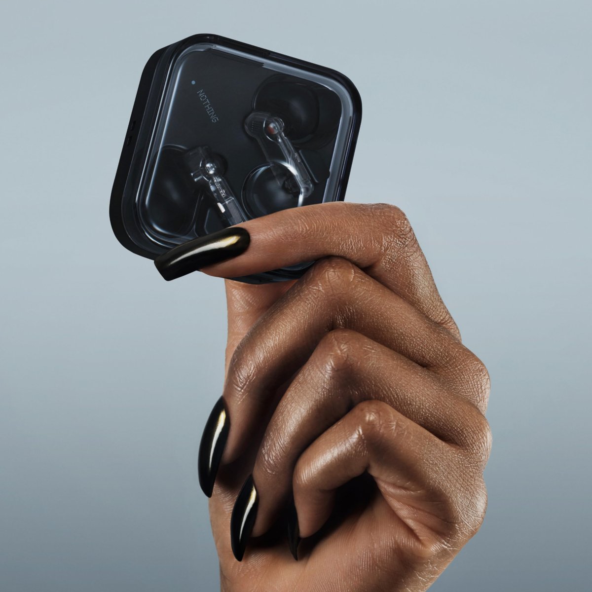 Nothing Kulak (3) Kablosuz Kulaklık Süper Mikrofon 45dB Hibrid Aktif Gürültü Önleyici Bluetooth Kulaklıklar Hi-Res 6 Mics, 12mm Dinamik Bas Güçlendirme, iPhone Android için Çift Bağlantı ANC Spor