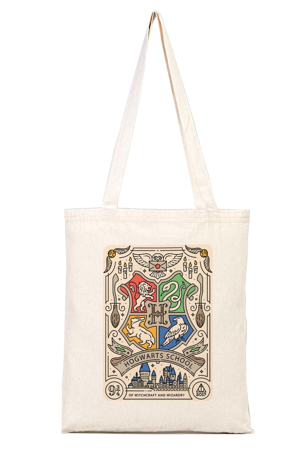 Harry Potter Hogvarts Logo Bez Çanta