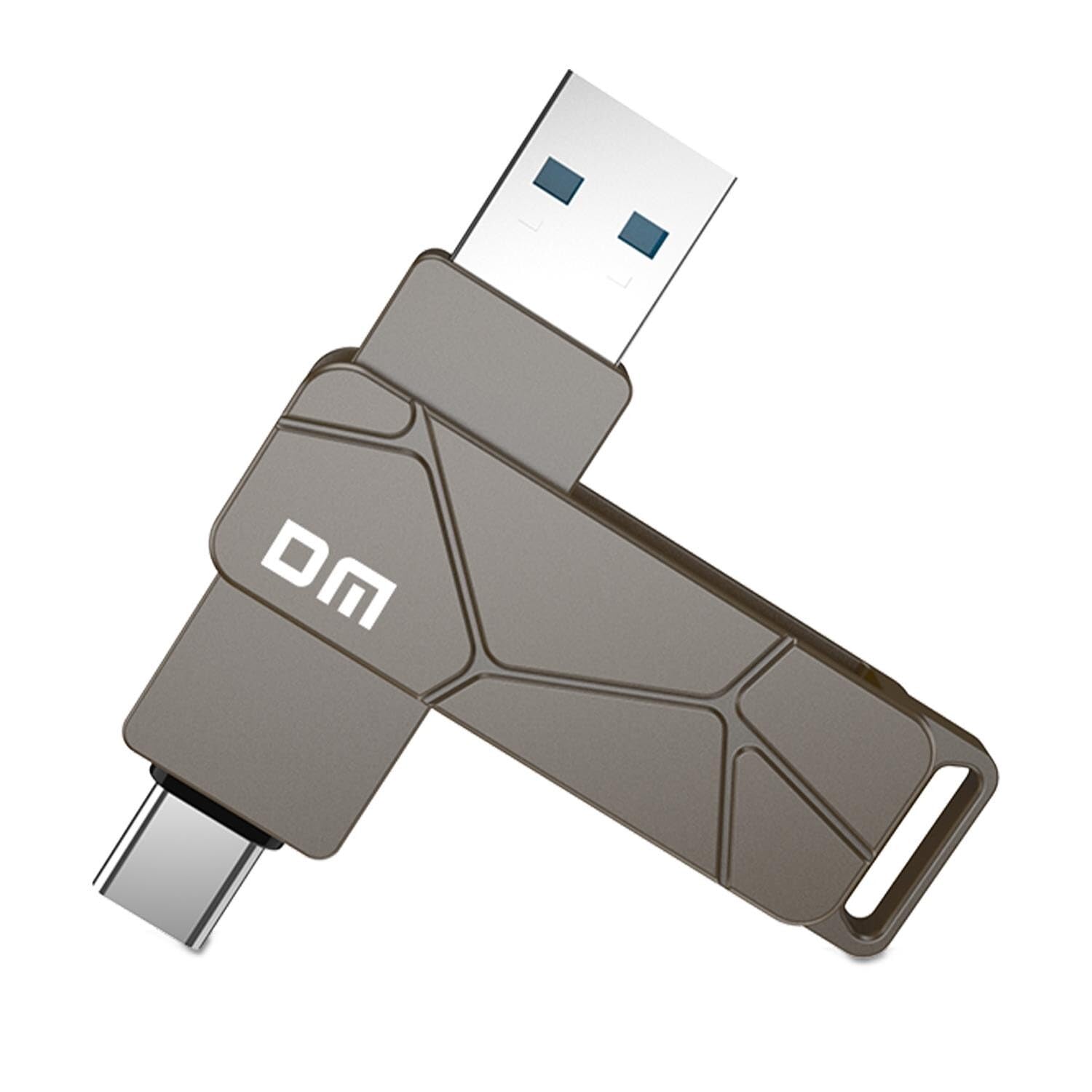 DM PD198 Metal USB3.2 Gen1 Type-C OTG Flash Bellek 256GB