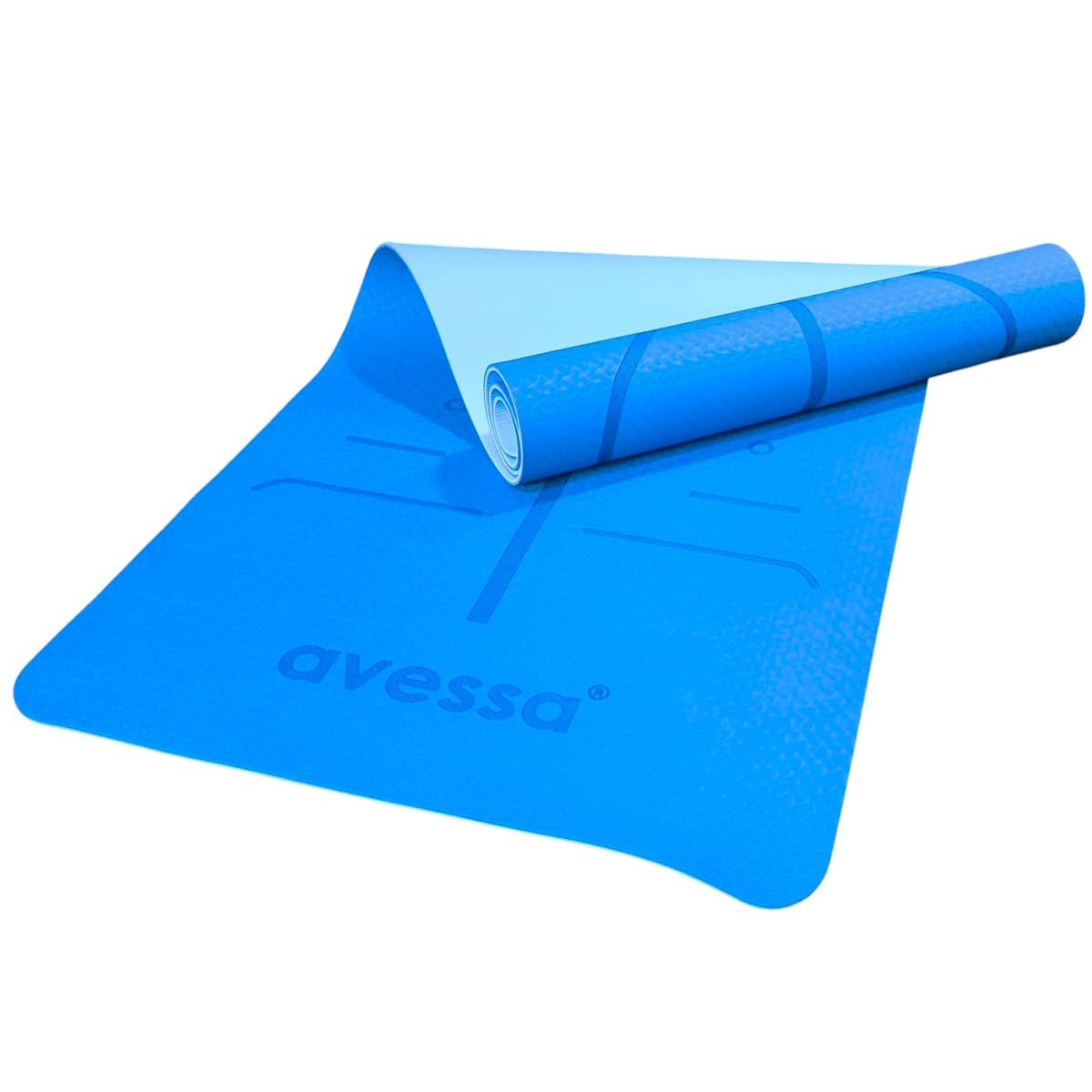 Avessa Pilates Minderi Çift Renk Mavi Tpe-20