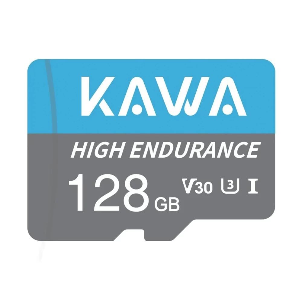 Kawa High Endurance U3 V30 100MB/s Okuma 40MB/s Yazma 128GB Micro SD Hafıza Kartı
