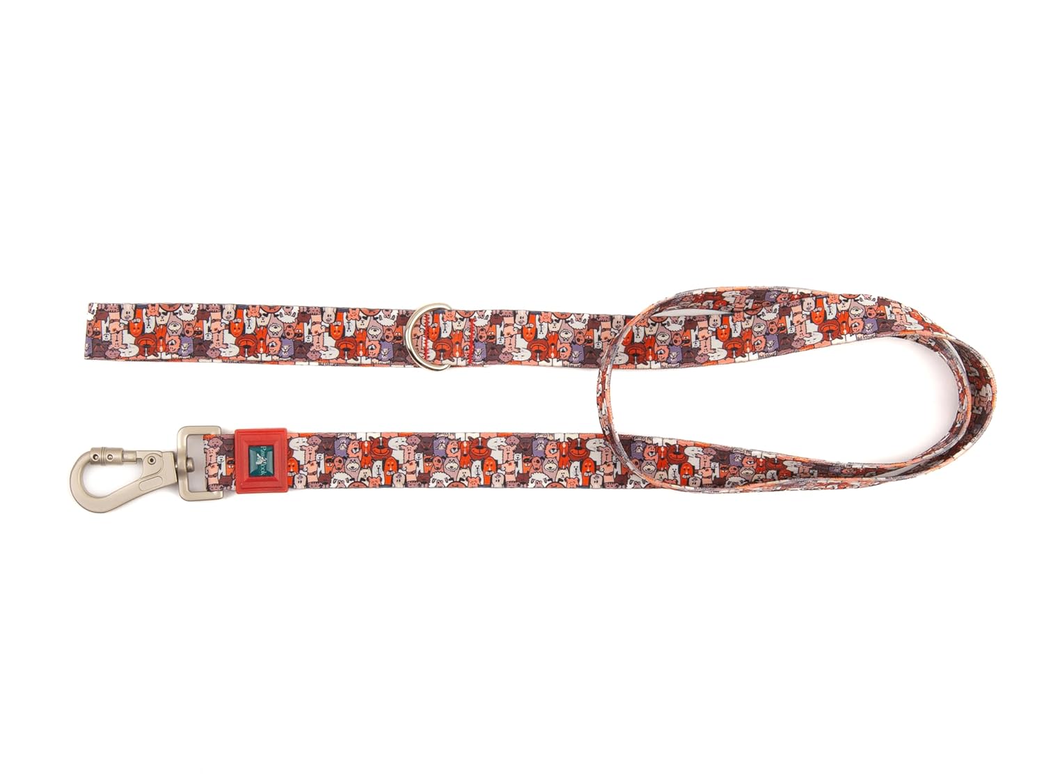 Pawlook Design Köpek Gezdirme Kayışı – Geri Dönüştürülmüş, Kadifemsi Dokulu, Çift Kilitli Karabina Kanca, 360° Dönüşlü, Dayanıklı & Şık Tasarım,Paws Large