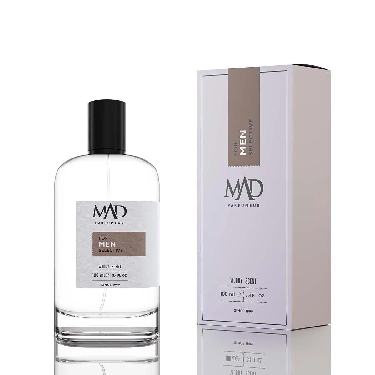 Mad W123 Selective Eau de Parfum (EDP) 100 ml Erkek Parfüm – Mandalina, Sütlü Notalar ve Sandal Ağacı ile Lüks, Baharatlı ve Odunsu