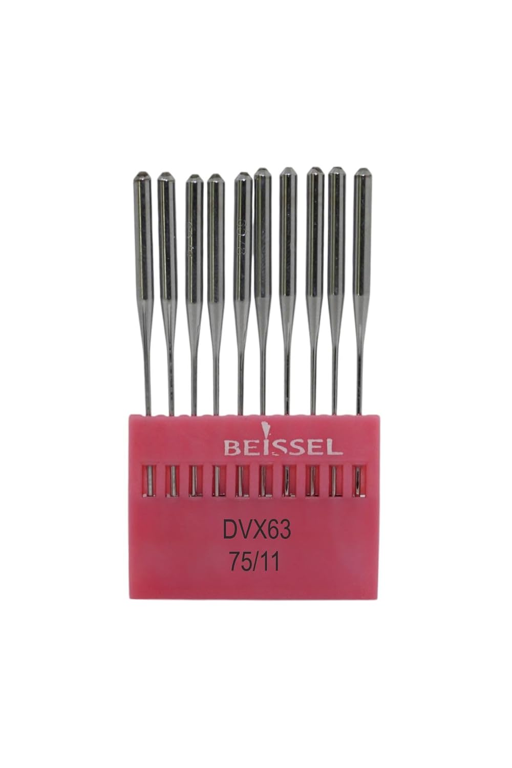 BEISSEL Beissel DVx63 Sanayi Tipi Reçme Makinesi İğnesi 11/75 Numara SES uçlu 10 Adet (1 Paket)
