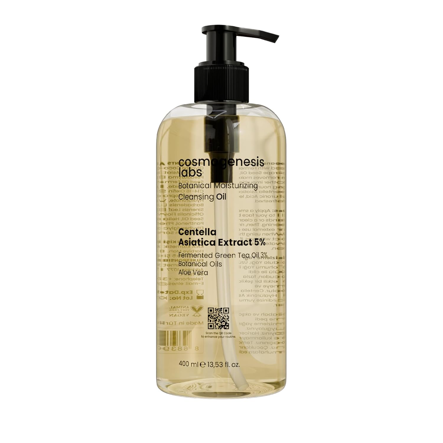 Bitkisel Nemlendirici Temizleme Yağı 400ml