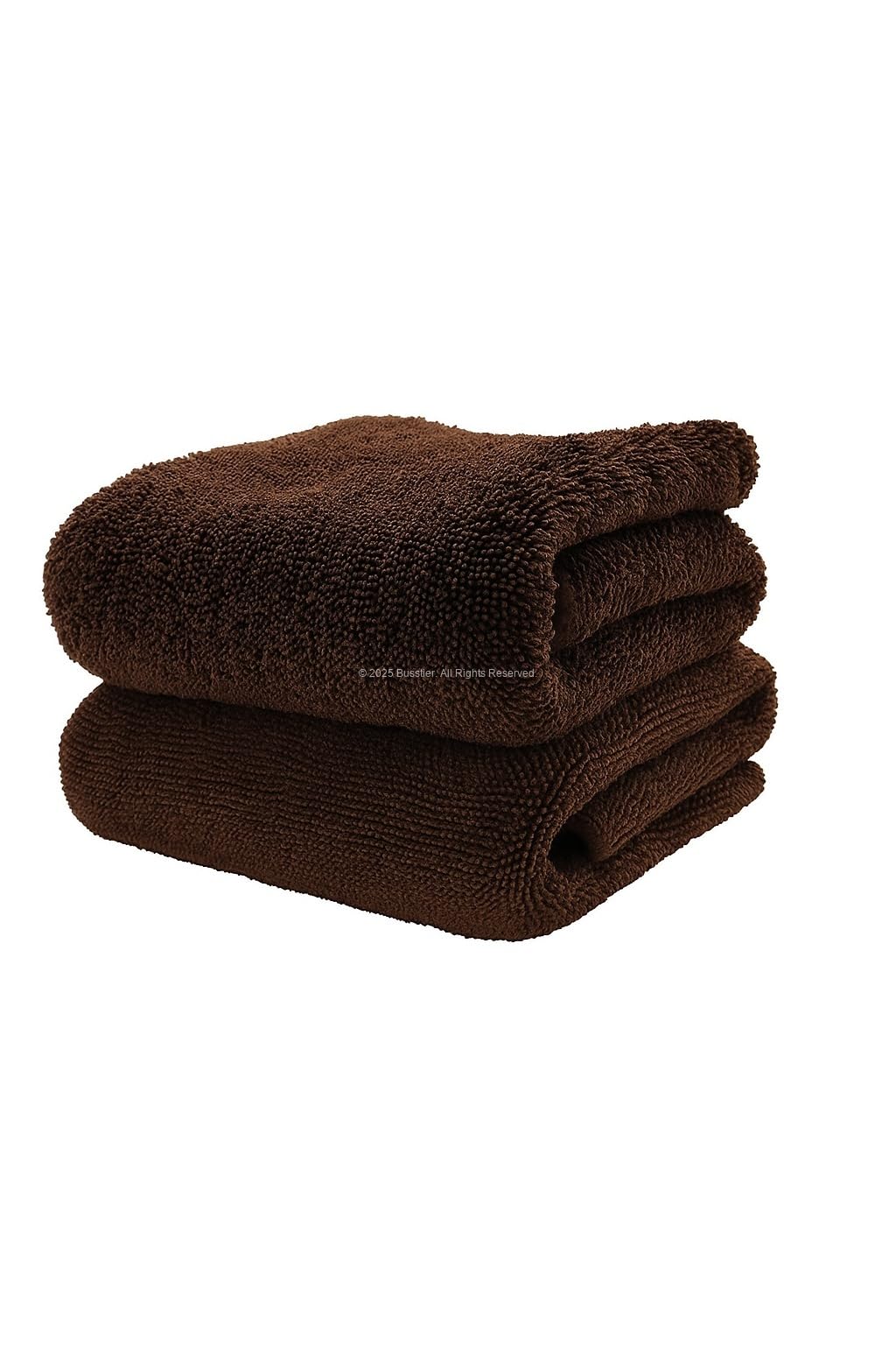 Busstier Ultra Kalın Mikrofiber Araba Kurulama Havlusu, 2’li Set, 40x30 cm, Süper Su Emici, Çift Katlı, Leke Bırakmaz, Çizmez, Hızlı Kuruyan Oto Temizlik Bezi, Araç Bakım Havlusu