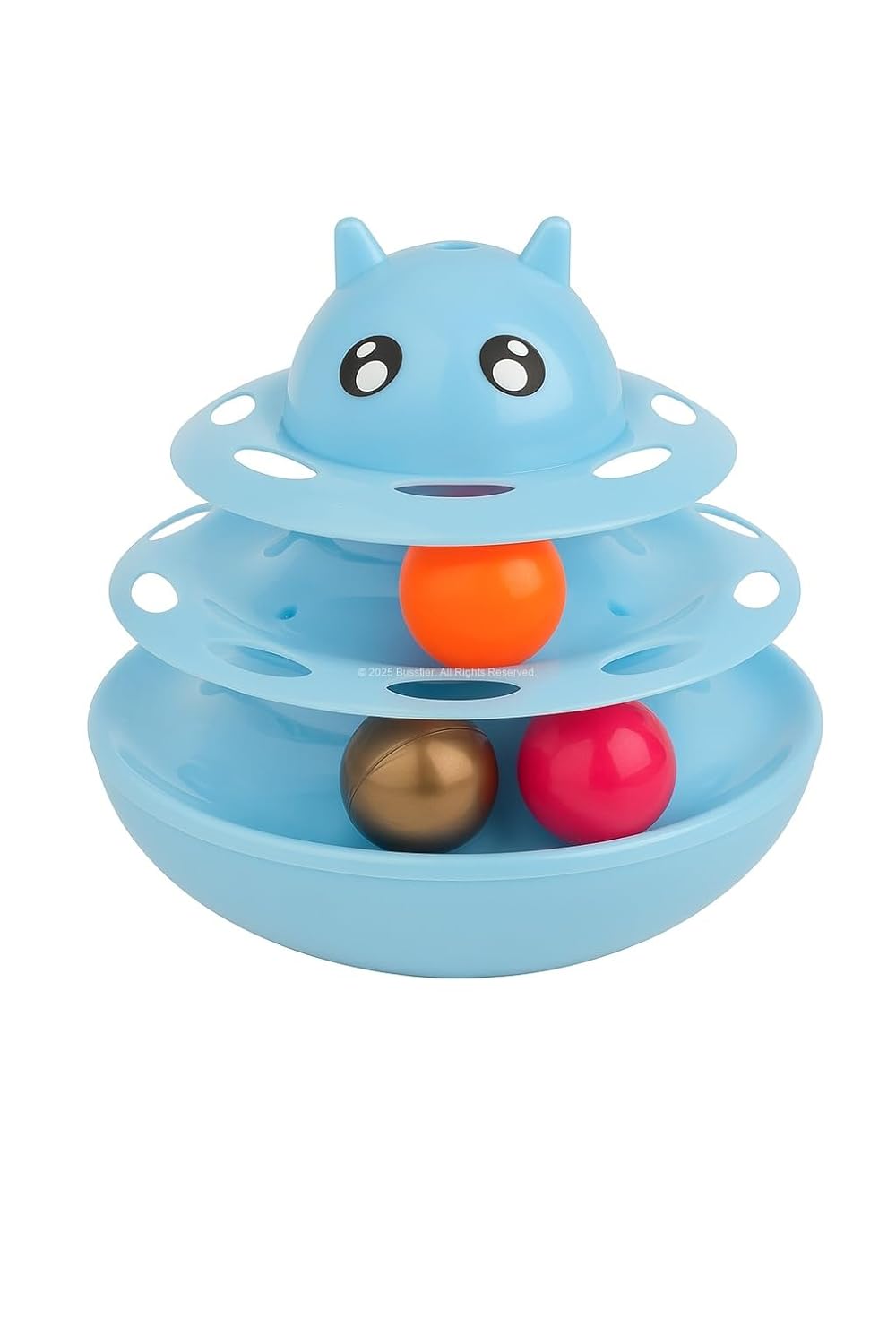 Busstier Döner Kedi Köpek Hacıyatmaz Oyuncağı, Zihin Uyarıcı, Dayanıklı, Otomatik Hareketli, Eğlenceli Oyun Aleti, Kolay Temizlik, Pratik, Evcil Hayvan Aktivite Oyuncağı