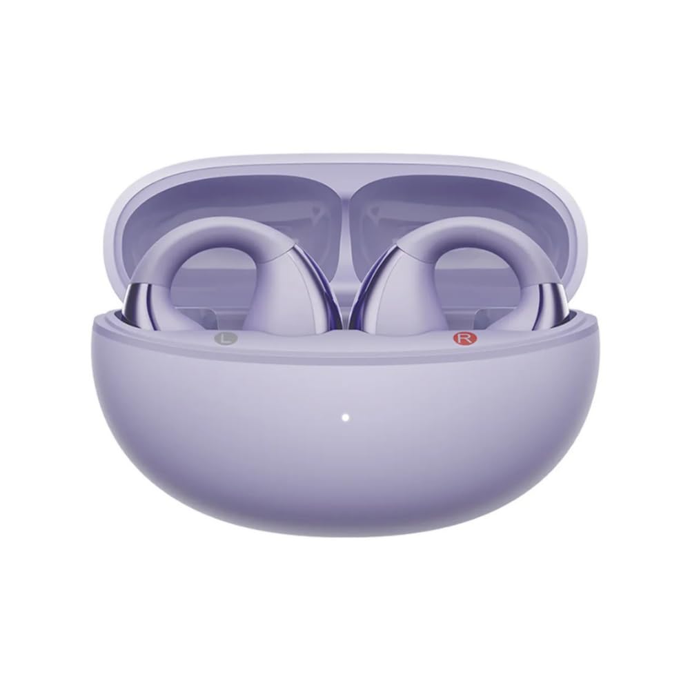 QCY C30 (QT33) Crossky Kablosuz Küpe Kulaklık 4 Mikrofon Enc Ipx5 Bluetooth 5.4 Mor