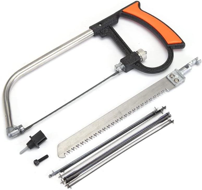 Orret Home 7 Parça Çok Amaçlı Kıl Testere Seti – Metal, Ahşap, PVC ve Plastik Kesim İçin Mini El Testere Seti, Çelik Bıçaklı Çok Fonksiyonlu Testere Takımı