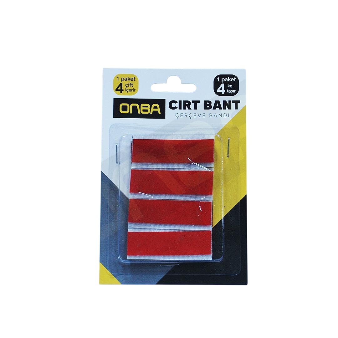 Pink & Blue Home - Çift Taraflı Bant | Çerçeve Bandı | Cırt Bant