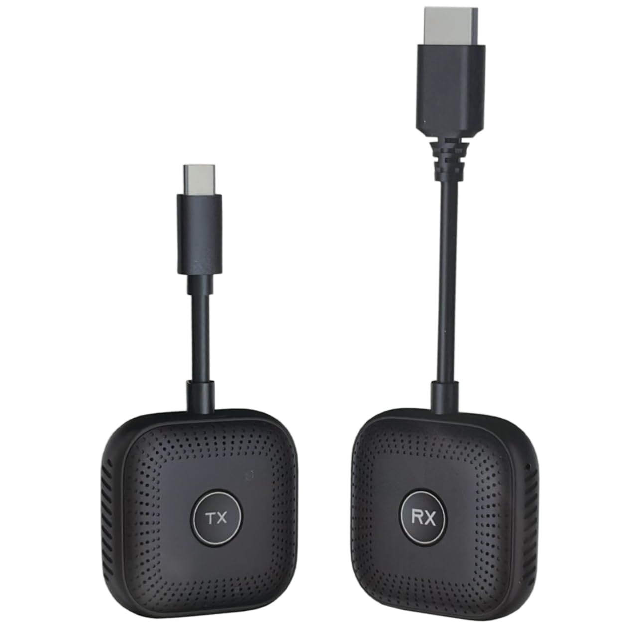 Coverzone Kablosuz HD Görüntü Aktarıcı Seti USB-C TX RX | 1080P 60Hz Tak Çalıştır | Bilgisayar TV Bağlantı Kiti | İnternetsiz Ekran Yansıtma - S1 Type C