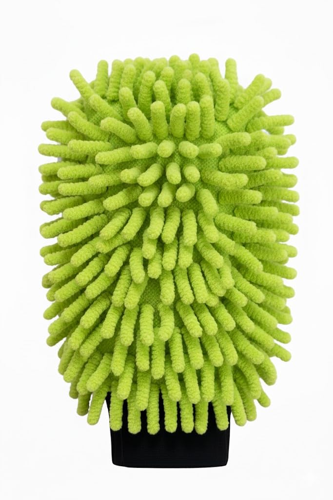 Orret Home Mikrofiber Peluş Araç Yıkama ve Temizlik Eldiveni – Çift Taraflı Oto Yıkama Eldiveni, Toz Alma ve Kurulama Eldiveni, Ev ve Araç İçi Kullanıma Uygun