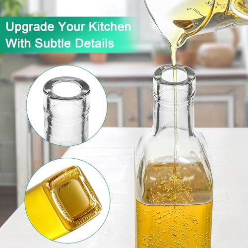 Orret Home 2’li Cam Yağdanlık Seti – 500 ml Sızdırmaz Kapaklı Damlatmaz Yağ Şişesi, Zeytinyağı ve Sirke İçin Cam Yağlık, Sıvı Yağ Saklama ve Dökme Şişesi