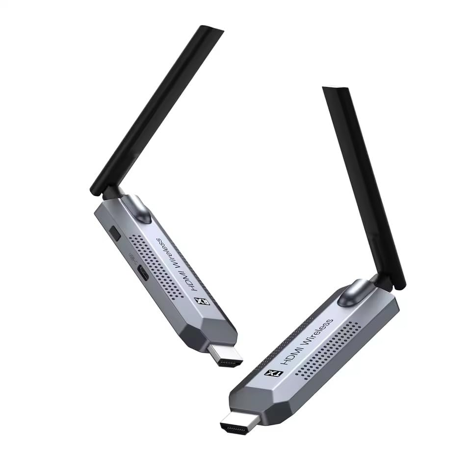 Coverzone Kablosuz HDMI Verici ve Alıcı Kiti - Uydudan Projeksiyona | 150 Metre Menzil | 1080P 60Hz Notebook'dan TV'ye Görüntü Aktarımı | HD-TX-RX | Tak-Çalıştır | Çoklu Cihaz Desteği - G146 HDMI