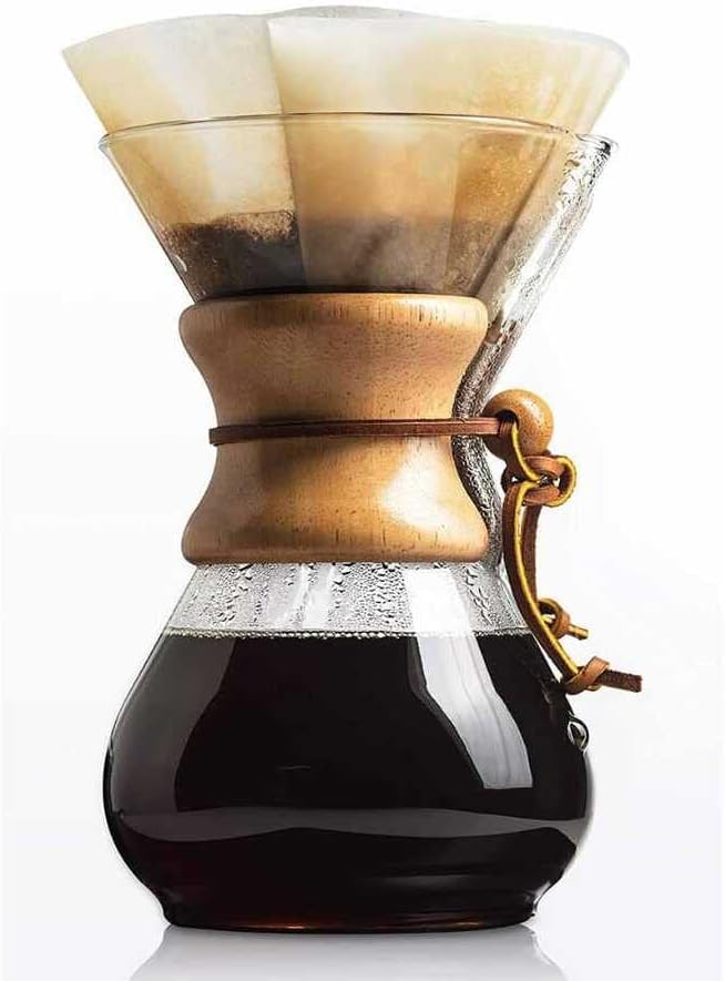 Orret Home 600 ml Termisil Borosilikat Cam Demleme Karafı – Kahve ve Bitki Çayı Demleme Sürahisi, Isıya Dayanıklı Cup Coffee Pot, Şeffaf Manuel Demleme Kabı-Demleme Sürahisi