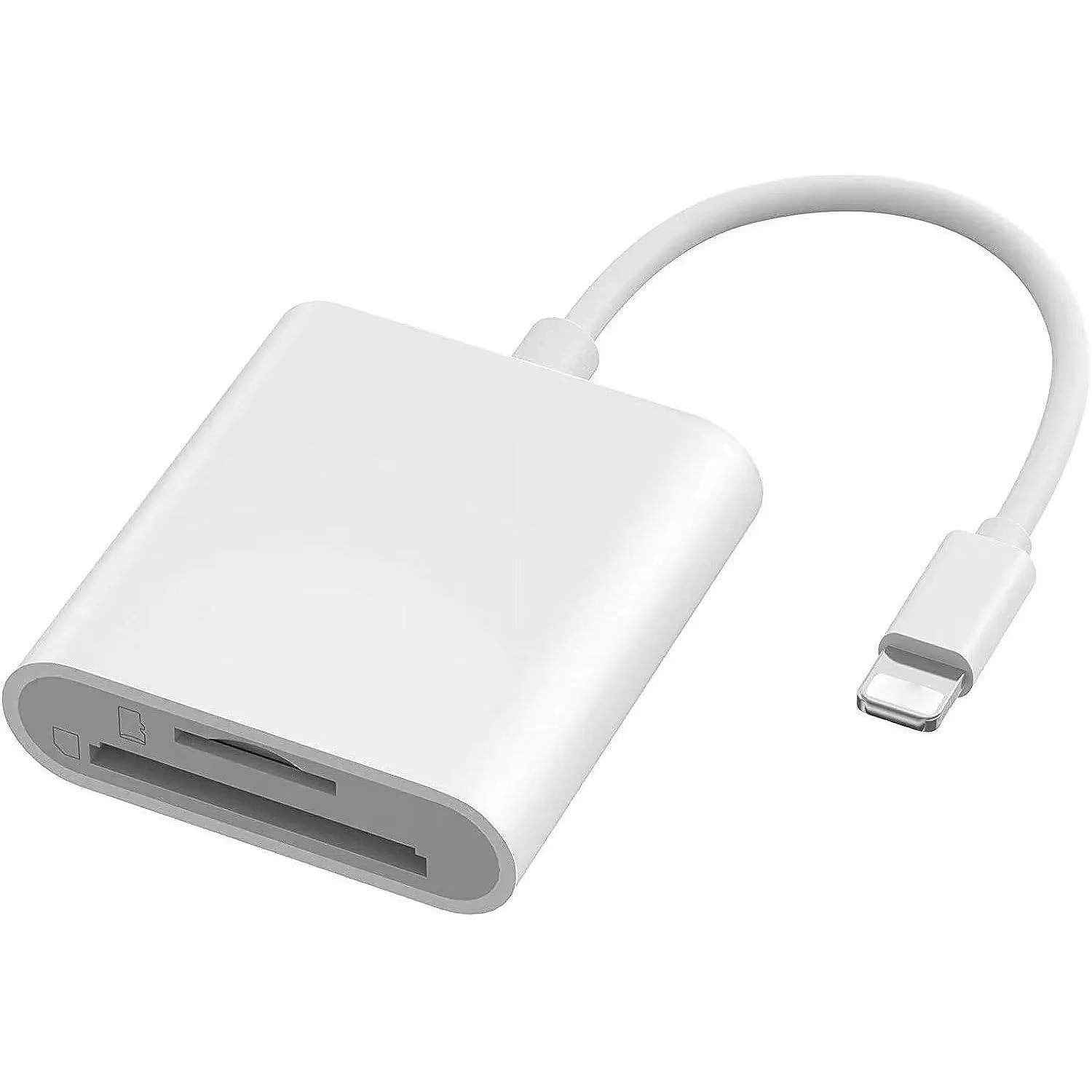 GA27 i-OS i-Pad ve i-Phone Uyumlu 8 Pin Lighting Çevirici Adaptör Micro SD ve SD Kart Okuyucu (8 Pin)