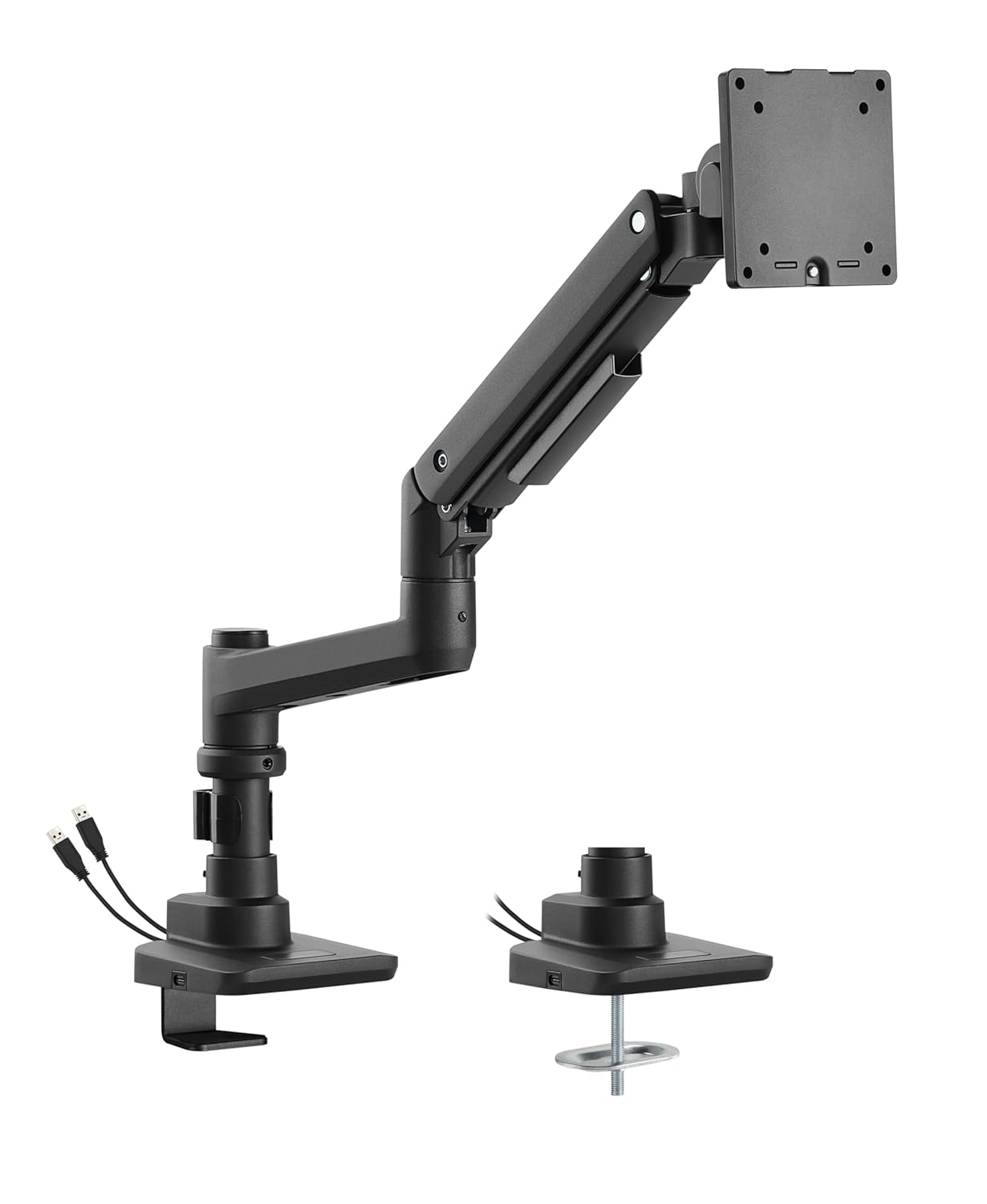 Tekli Ultra Geniş Monitör Kolu 17 "-49" 20kg TYP-C/USB çıkışlı