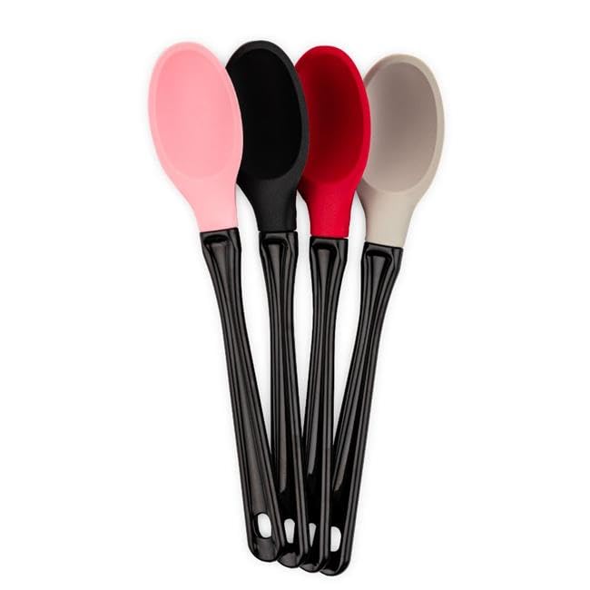 Silikon Mutfak Kaşığı, 29,5 cm, Çok Renkli