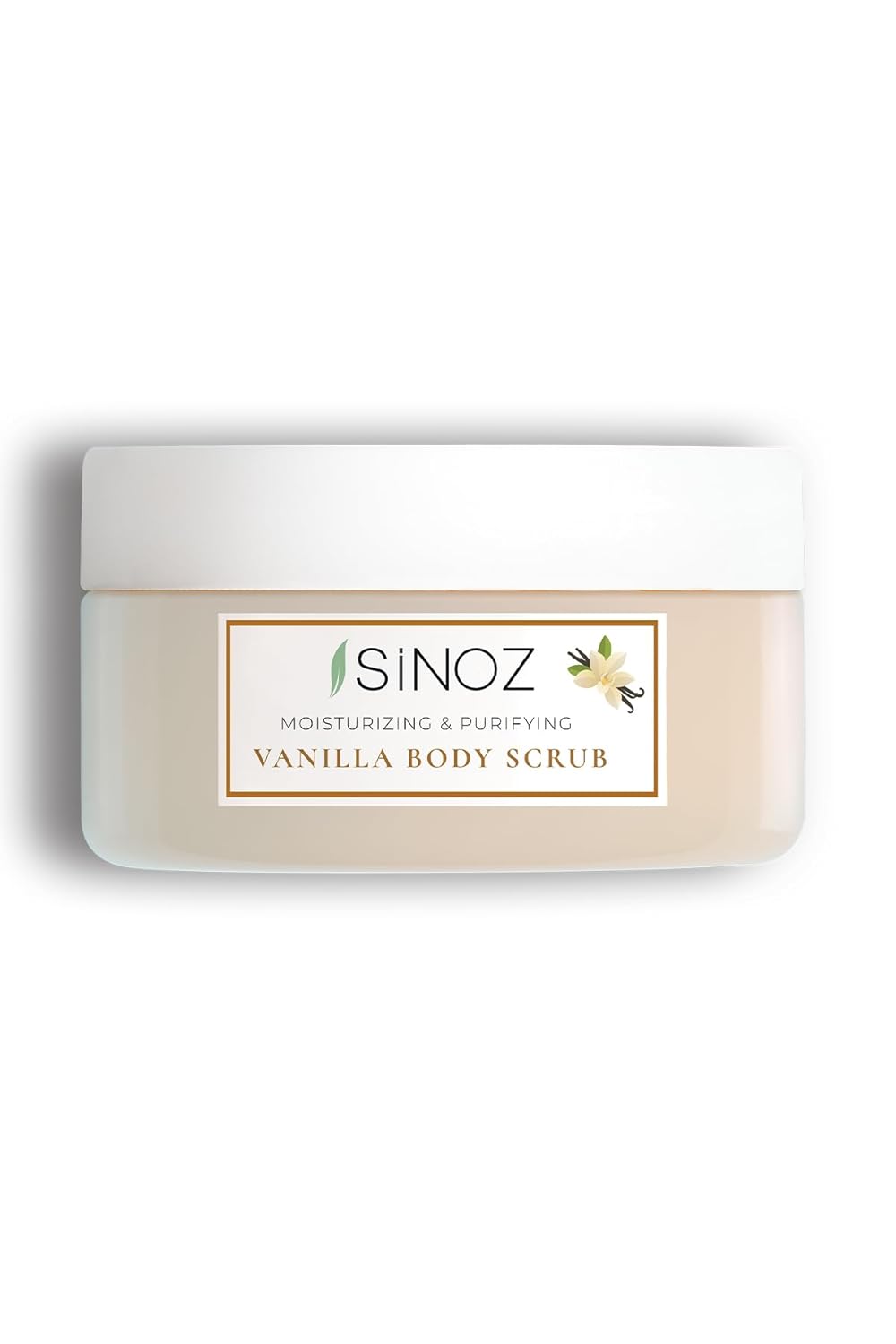 Sinoz Body Scrub Besleyici Arındırıcı Nemlendirici Vanilyalı Vücut Peelingi 300 gr