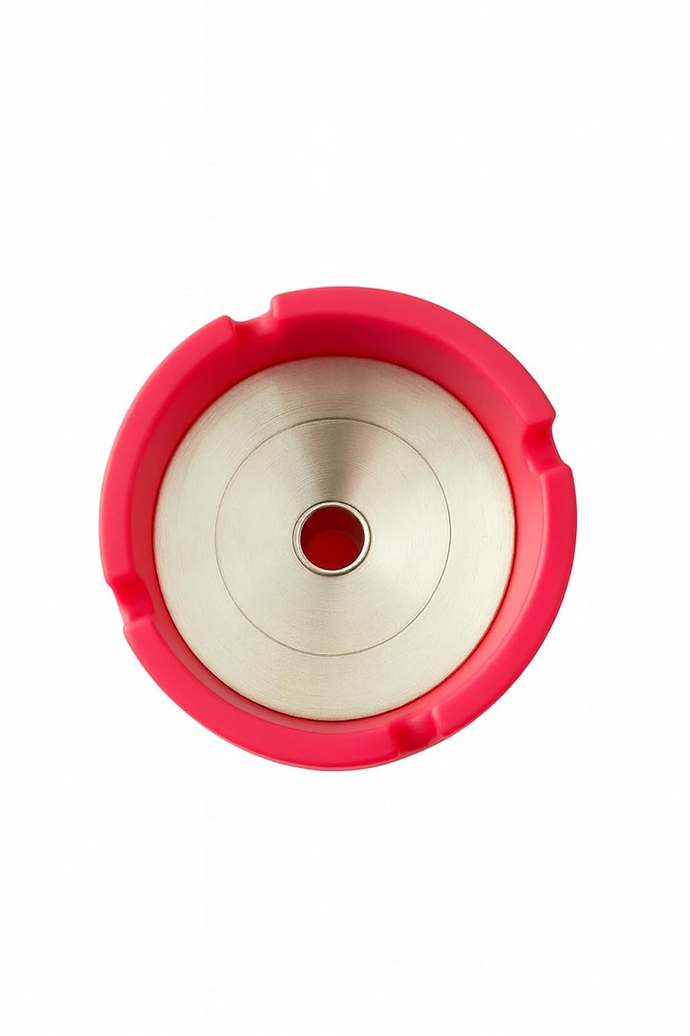 Vios Store Metal İç Hazneli Masaüstü Küllük (2 Adet) (Pembe)