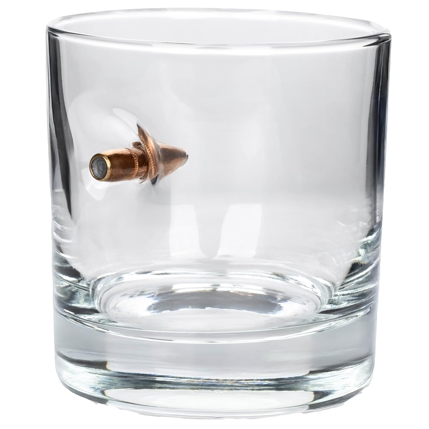 Gerçek .308 Mermili Özel Hediyelik Viski Bardağı Kurşunlu 300cc