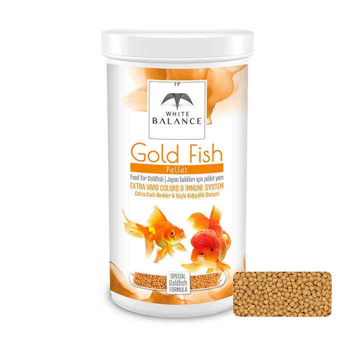 White Balance Gold Fish Pellets 250 ml