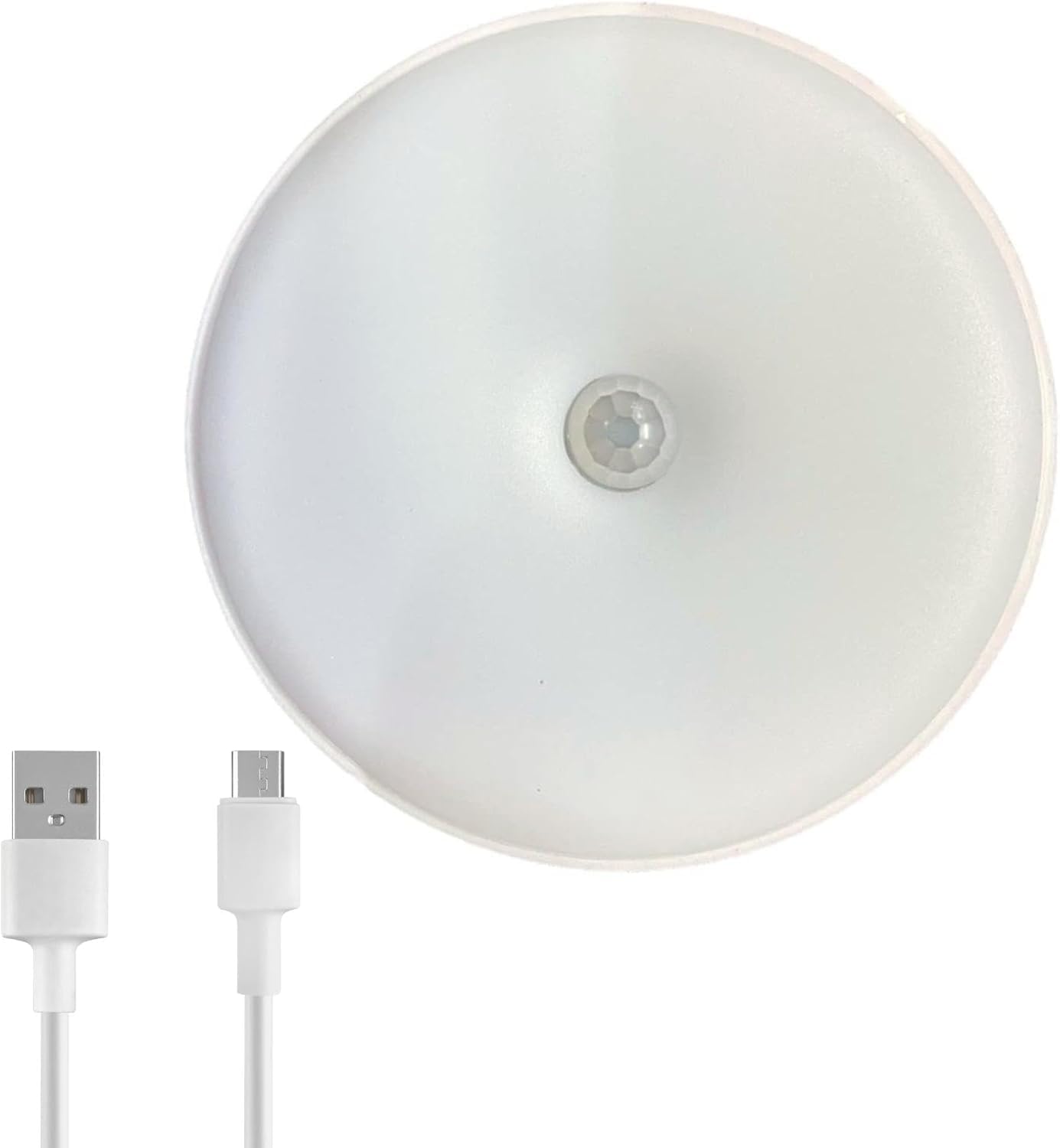 Orret Home Hareket Sensörlü LED Gece Lambası – Şarj Edilebilir ve Taşınabilir 4000K Işık, USB ile Dolap İçi, Merdiven, Gardrop Altı Kullanımına Uygun Beyaz Işık Spot Lamba (1)