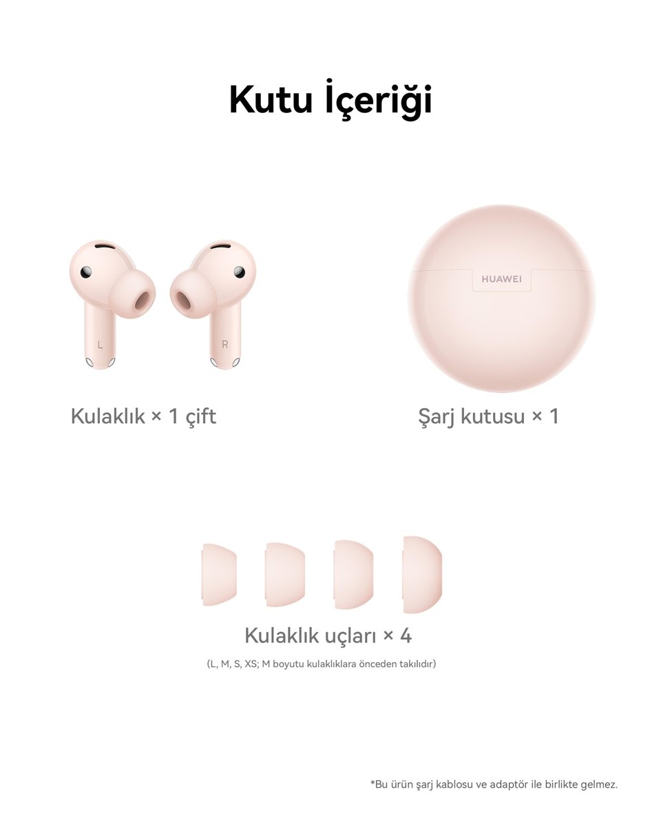 HUAWEI FreeBuds 7i Kulaklık, Akıllı Aktif Gürültü Engelleme 4.0, Sınırsız Uzamsal Ses, iOS ve Android ile uyumlu, Stabil ve net görüşmeler, Konforlu uyum için 4 kulaklık ucu, Beyaz