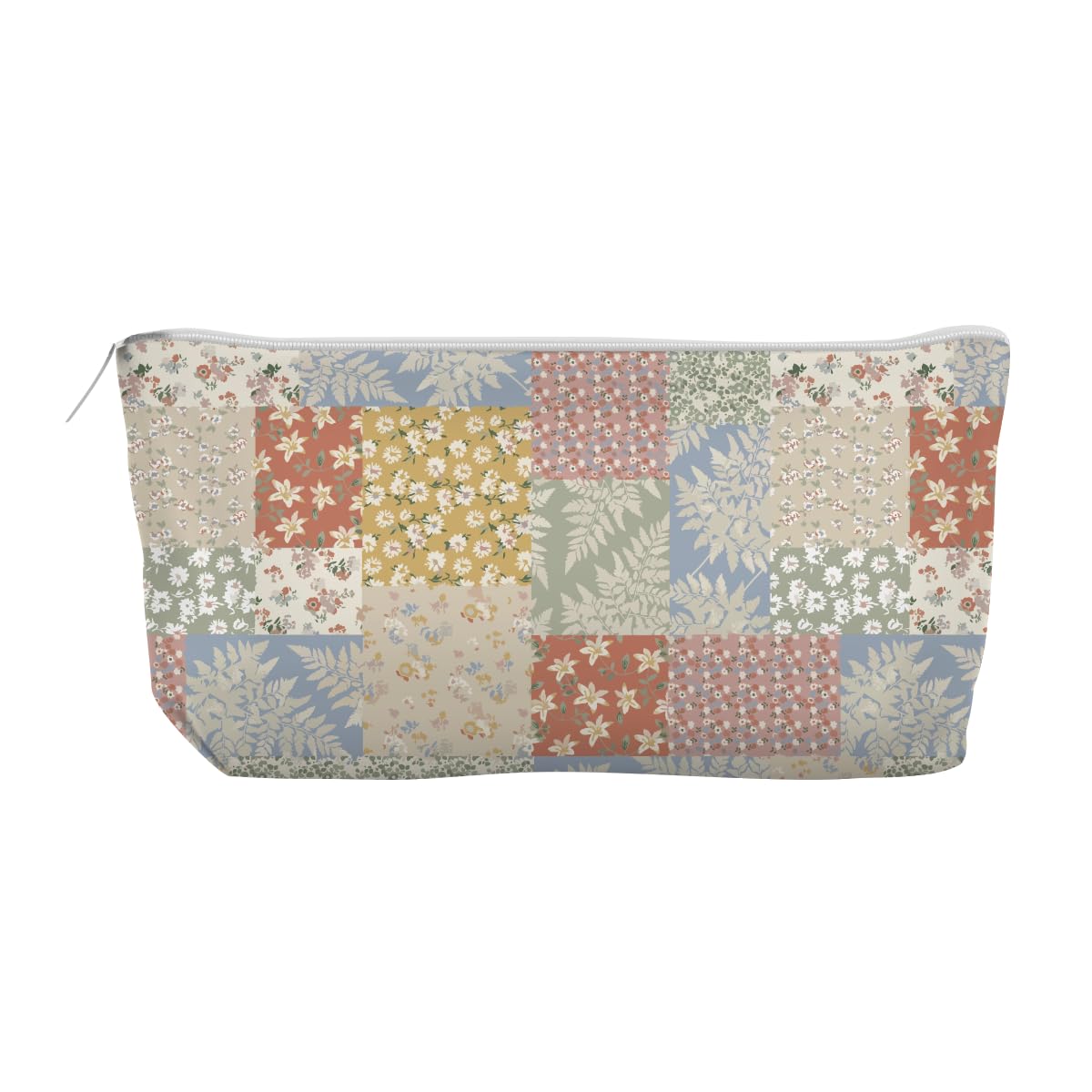 Kanvas Bez Kalemlik, Kalem Kutusu, Cüzdan, körüklü, iç astarlı, 21x10x6cm (Bostan)