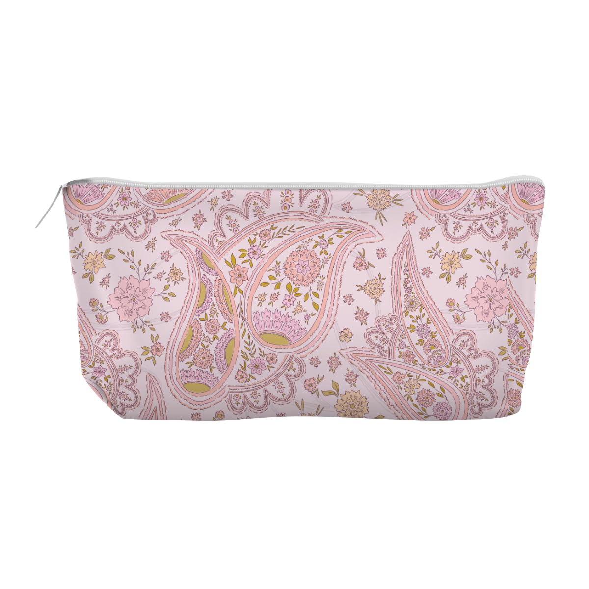 Kanvas Bez Kalemlik, Kalem Kutusu, Cüzdan, körüklü, iç astarlı, 21x10x6cm (Pudra Pateh)