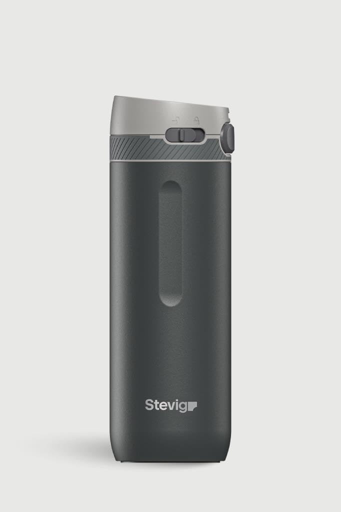 Stevig 4 Action Trigger-Control Çelik Termos 500 ML Pirate Black ST-233