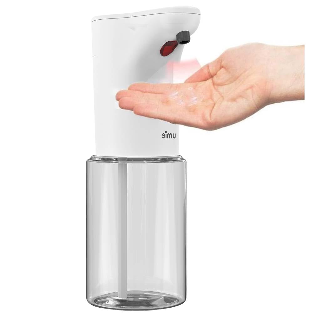 Sıvı Sabunluk Otomatik Sensörlü Kremlik Şampuanlık Pilli Hareket Sensörlü Fotoselli Otomatik 300ml Beyaz Sl-u02