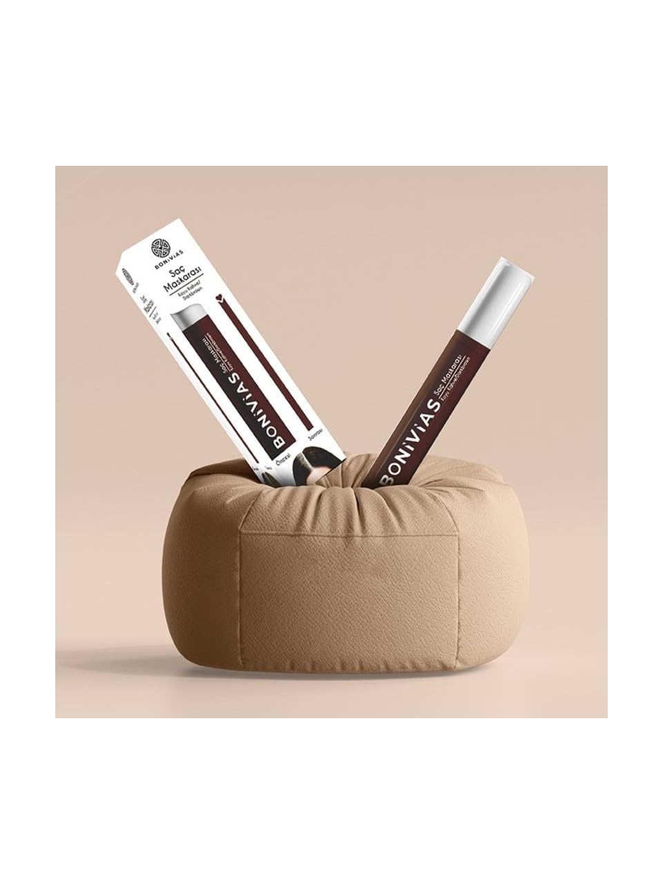 Bonivias Bonicolor Saç Ve Kaş Maskarası Anında Saç Beyazı Kapatıcı K.kahve