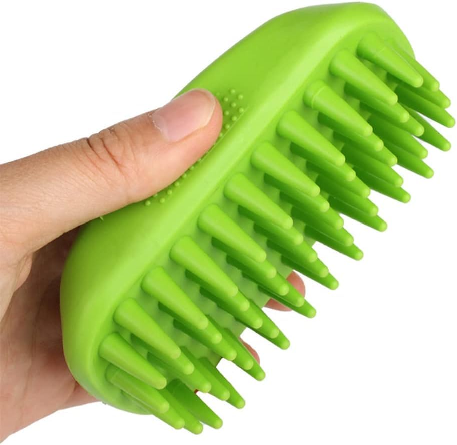 Aputure Köpek Banyo Fırçası, Evcil Hayvan Banyo Fırçası, Tüy Bakım Temizleme Fırçası, Yumuşak Silikon Köpek Şampuan Fırçası, Kısa ve Uzun Tüylü Köpekler İçin Çok İşlevli Evcil Hayvan Masaj Fırçası