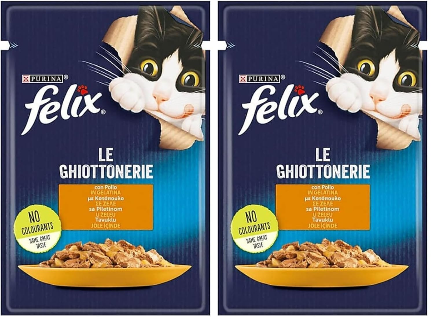 Felix Tavuklu Yetişkin Kedi Konservesi Pouch 85 Gr 2li paket
