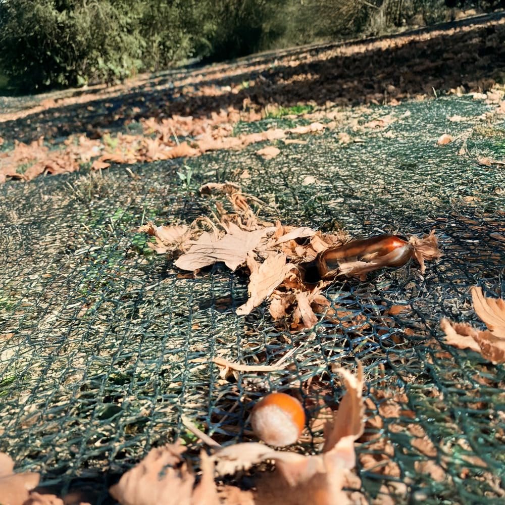 Morilu Fındık Toplama Filesi -%40'lık Kenarları Düz Yeşil File - Sera Filesi - Bahçe Çevirme Filesi - 1 M x 11 M