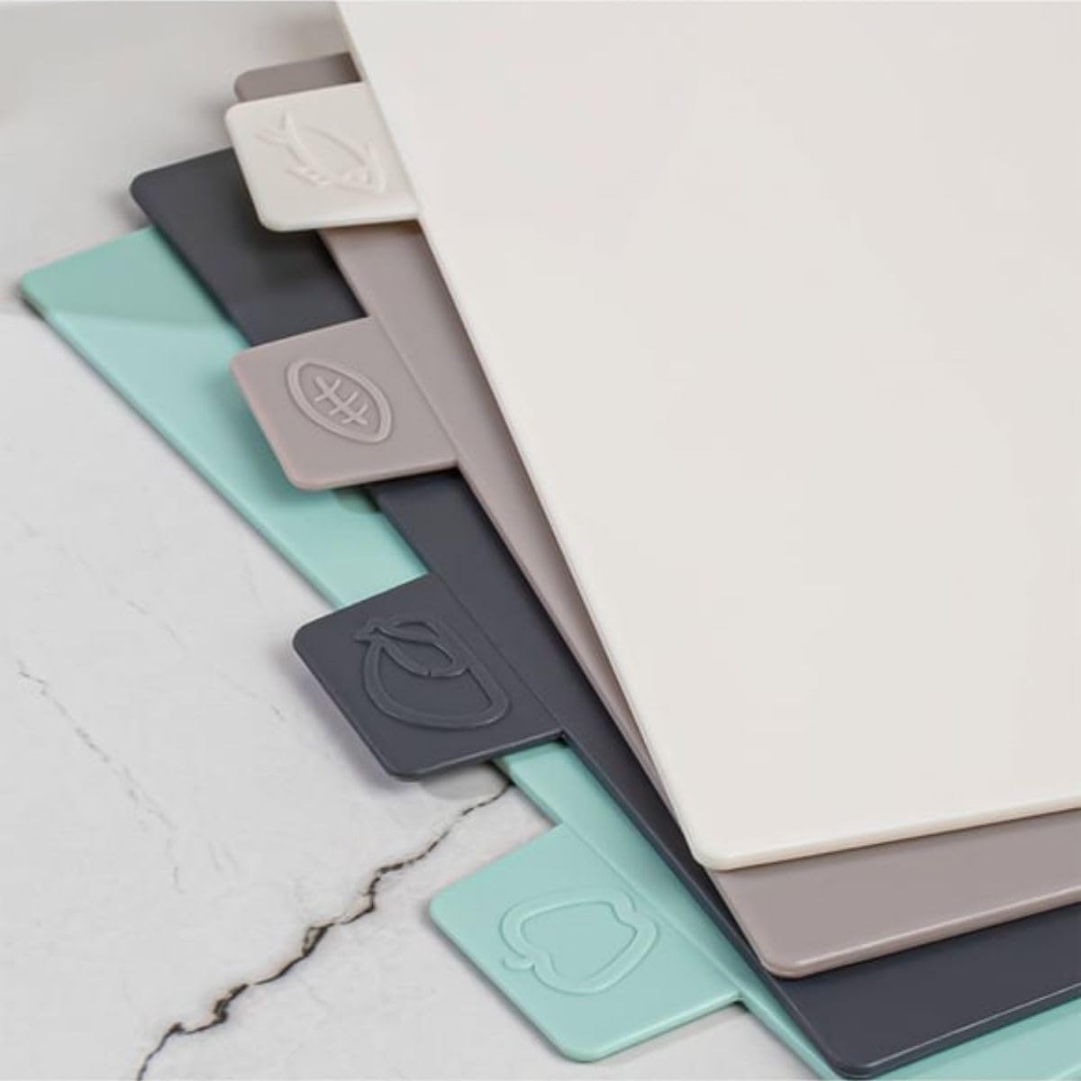 Kesme Tahtası Seti – 4’lü, Sebze, Et, Balık ve Ekmek için Hijyenik, Mutfak Doğrama Panoları